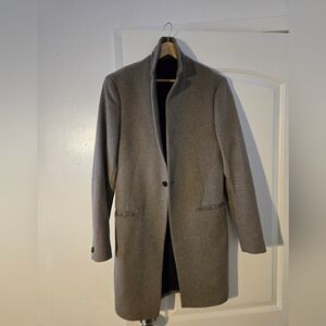 AllSaints Gray Wool Coat (New)